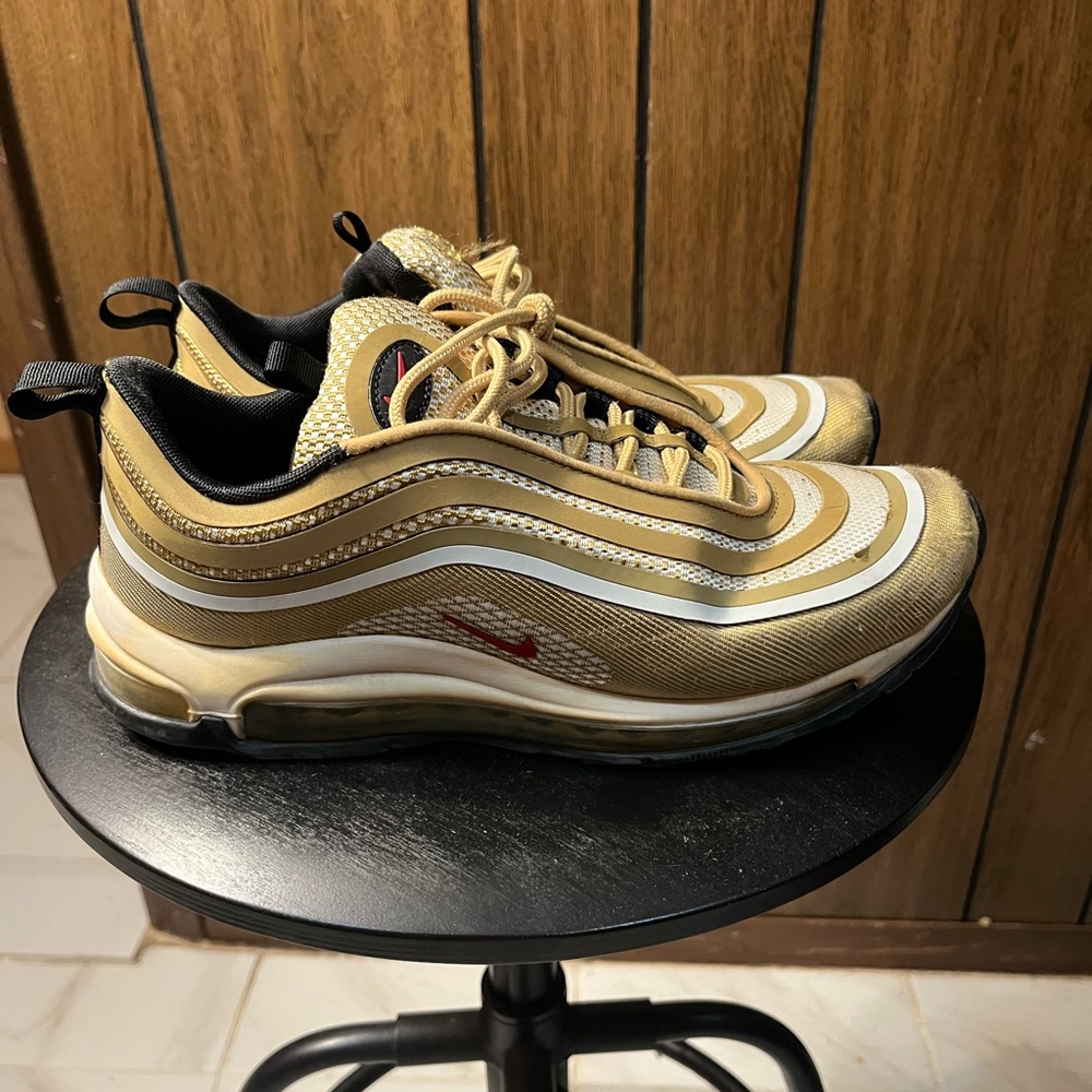 Nike Black and Gold Sneakers